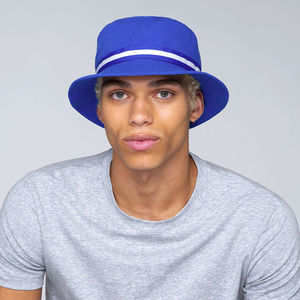 หมวกบักเก็ตแบบซับลิเมชั่นสั่งทำพิเศษสำหรับผู้ชาย ผ้ากำมะหยี่พับเก็บได้ ใส่หน้าร้อน ป้องกันแสงแดด เหมาะสำหรับชายหาด ตกปลา และกิจกรรมกลางแจ้งอื่นๆ - Product Image 2