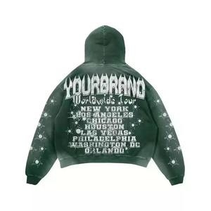 Survêtement à impression surdimensionnée avec strass, tissu chaud et haute densité pour le streetwear, unisexe - Product Image 5