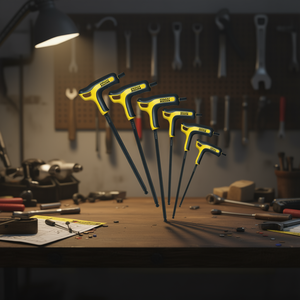 Jeu de clés hexagonales Stanley à poignée en P, noir, 6 pièces, FMHT0-69049 - Product Image 3