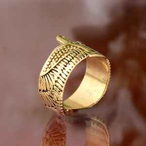 Venta al por mayor Moda Señora Anillos de dedo Joyería Mujer Joyería hecha a mano Diseño femenino Anillo de latón - Product Image 4