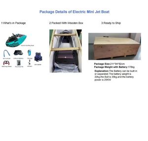 NUEVO Bote a Motor Eléctrico Mini Personalizado de Alta Calidad, Moto Acuática y Jet Surf para Remo, Alto Rendimiento - Product Image 2