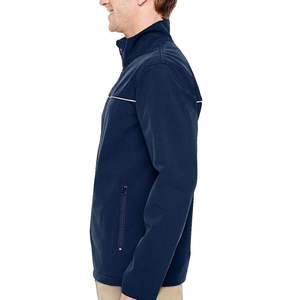 Veste coupe-vent pour homme, vente en gros, haute qualité, personnalisée, randonnée en plein air, décontractée, imperméable, col montant, logo frontal, hiver - Product Image 5