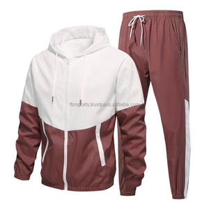 Conjunto Deportivo de Dos Piezas para Hombre, Reversible, de Otoño, en Colores Personalizados, Chaqueta con Cremallera Completa y Pantalones Deportivos, 100% Algodón, Lavado Ácido - Product Image 5