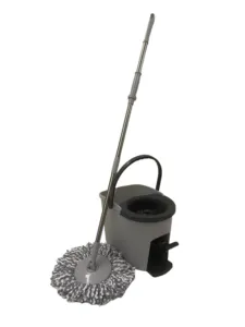 Edelstahl-Mast griff Abnehmbarer Spin Dry Magic Wash Mop Reinigung Hände Free Mop mit Pedal