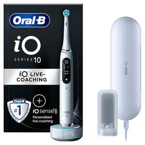 Oral-B iO Serie 10 Cepillo de dientes eléctrico recargable con sensor de presión, 4 cabezales de cepillo - Product Image 2