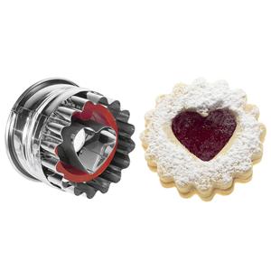 WESTMARK Pack of 6 Linzer 'Heart' <b>Cookie</b> Cutter for Creating Elegant Linzer Tarts and Decorative Heart Shaped <b>Cookies</b> - Product Image 2