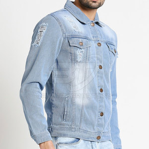 แจ็กเก็ตยีนส์สำหรับผู้ชายแจ็กเก็ตยีนส์ลำลองสวมใส่เร็วผลิตในปากีสถาน - Product Image 6