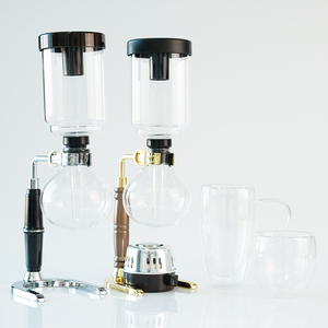 Lampe à alcool verre Siphon cafetière 3 tasses table Siphon machine à café - Product Image 6