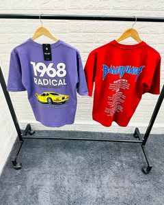 T-shirt streetwear homme en coton biologique 100% tricoté, coupe oversize, épaules tombantes, vente en gros, impression personnalisée, Bangladesh - Product Image 5