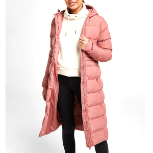 Haute qualité grande taille coupe-vent longues vestes bouffantes/hiver mode femmes longue personnalisée respirant bouffant varsité veste - Product Image 3