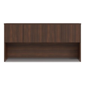 Alera AE1NNN-E723616P Vitrina Sevilla de 4 compartimentos con puertas de caoba, 72 pulgadas. X 16 pulgadas X 36 Pulgadas Organizador de oficina 72 pulgadas. X 16 pulgadas X 36 - Product Image 2