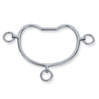 Mèche à bouche droite Coronet Brass Chifney-Durable résistant à la corrosion, conception à anneau unique pour un meilleur contrôle