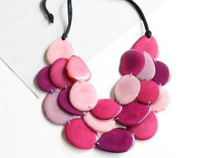 Joyas de resina sin cuello de la mejor calidad último diseño para partyware de mujer de India - Product Image 3