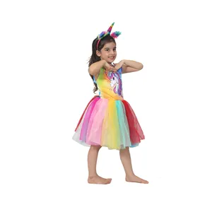 Robe de danse western licorne de qualité supérieure pour filles Robe de danse performance sur scène pour enfants par Kaku Fancy Dresses bon prix