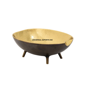 Tazón de Chocolate Martillado Gris y Dorado, Forma Redonda, Tazón de Dulces de Lujo, Clásico y Elegante, Nuevo Tazón de Chocolate al por Mayor - Product Image 4