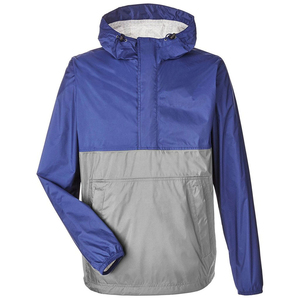 Ensemble de survêtement coupe-vent personnalisé en gros 100% nylon pour hommes, veste de sport vintage imperméable à fermeture éclair pour hommes - Product Image 1