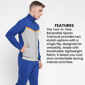 Ensemble de survêtement athlétique personnalisable pour homme, respirant, brodé, en polaire, pour l'entraînement, OEM, marque privée, commande en gros hiver - Product Image 5