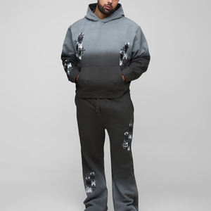 Fourniture directe par l'usine de survêtements de haute qualité pour hommes imprimés de logo personnalisé survêtements de la mode pour hommes - Product Image 1