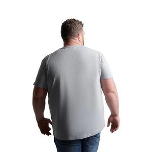 Camisetas blancas extragrandes de algodón 100% de alta calidad para hombre, ropa al por mayor con estampado personalizado en blanco, stock de ropa a granel - Product Image 4
