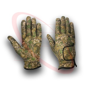 Gants de Golf vert camouflage à impression numérique, Logo personnalisé, gants de Golf en cuir souple de qualité supérieure pour hommes - Product Image 1