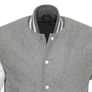 Veste universitaire Letterman de baseball pour hommes d'hiver personnalisée avec capuche en tissu de laine de couleur personnalisée coupe-vent et respirant - Product Image 5