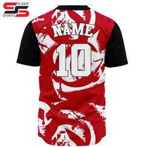 Wholesale Custom Men's <b>Baseball</b> Jersey USA Size Blank Sportswear Sublimated Printed Logo Number Wholesale Blank <b>Baseball</b> - Product Image 2
