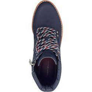 Stivaletti Donna Tommy Hilfiger Onella Blu Scuro Slip-On Taglia 6 M con Soletta in PU Traspirante Stile Platform per l'Autunno - Product Image 3