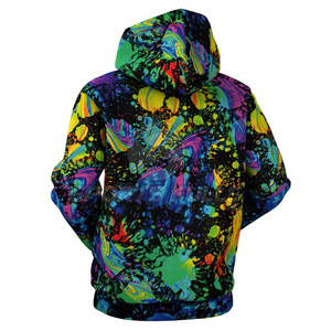 Sudadera con capucha de lana de sublimación de invierno personalizada para hombres con diseño transpirable con estampado gráfico 3D y opciones de color únicas - Product Image 4