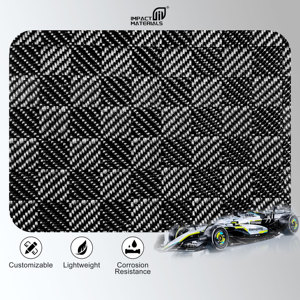 Tissu jacquard hybride en <span class=keywords><strong>fibre</strong></span> <span class=keywords><strong>de</strong></span> carbone véritable 3K 240g, <span class=keywords><strong>motif</strong></span> avion, pour les mises à niveau DIY des voitures et des motos - Product Image 3