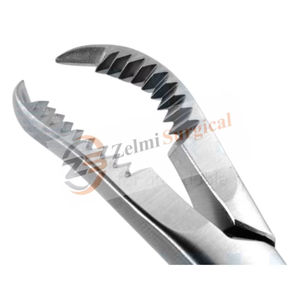 Zelmi 14cm pince orthopédique manuel incurvé cliquet serrure anneau poignée phalanges réduction osseuse pince Instruments - Product Image 2