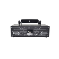Projecteur laser d'animation RVB couleur pleine 2W/3W/4W DMX512, lumière de scène active au son pour DJ, discothèque, soirée, spectacle
