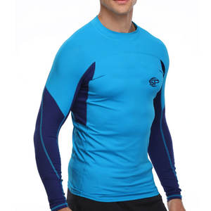 Offre Spéciale MMA Rush Guard, sur mesure, Simple, uni, vierge, couleur unie, BJJ, protection contre l'éruption cutanée pour la vente en ligne - Product Image 4