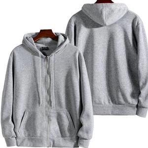 Sudaderas con capucha y cremallera a la moda para mujer/hombre, sudadera bordada de manga larga, ropa deportiva informal sólida para Otoño/Invierno - Product Image 2
