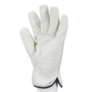 Heavy Duty Construction Work Driving <b>Gloves</b> Premium Quality <b>Sheepskin</b> Leather Hand Safety Driver <b>Glove</b> <b>Men</b> - Product Image 4