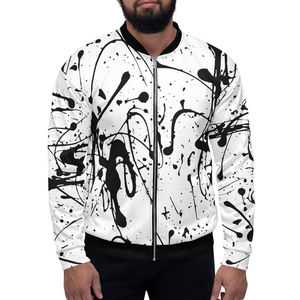 Blouson bombardier sublimation mode hiver pour hommes blouson bombardier respirant par sublimation pour hommes de différentes tailles avec service OEM - Product Image 1