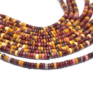 Perles rondes lisses en mookaïte AAA+ de 5 mm à 6 mm, pierres semi-précieuses naturelles, perles d'espacement, perles de roue pour bijoux - Product Image 3