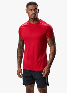 Ropa de entrenamiento para hombre, venta al por mayor, camiseta de manga corta para ropa de trabajo para hombre, Camiseta cómoda para hombre - Product Image 2