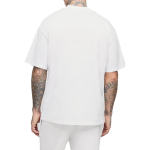 Camisetas Casuales de Algodón 100% de Secado Rápido de 300g para Hombre, Manga Corta, Holgadas, Unisex, con Logotipo Personalizado Serigrafiado OEM y Letras Bordadas - Product Image 5