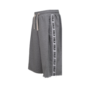 Corea DOUBLE NINE DOBLN Lettering Bermuda Shorts Unisex cotone poliestere pantaloni sportivi elasticizzati vita tinta unita pantaloni attivi - Product Image 2