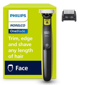 Tondeuse et rasoir électrique pour le visage et la barbe Norelco Philips OneBlade 360 Hybrid, avec technologie de lame 360° - Product Image 5