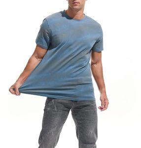 T-shirts personnalisés en gros pour hommes, 100 % coton, coupe ajustée, manches courtes, séchage rapide, avec impression de logo, haute qualité, grandes tailles 2025 - Product Image 3