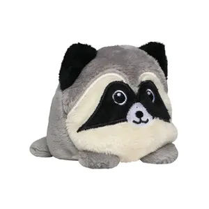 Marionnettes personnalisées Schmoozies en forme de raton laveur, jouets promotionnels personnalisables - Product Image 3