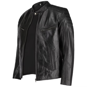 Unique Design Men's Clothing Men's Jackets <b>Top</b> Demanded <b>High</b> Grade Winter Fashion <b>Leather</b> Jacket - Product Image 2