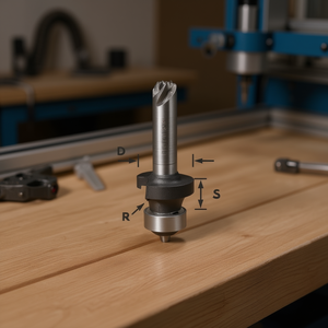 Fraise à chanfreiner Festool S8 HW R2 à pointe en carbure - Product Image 3