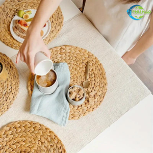 Best Selling Products WATER HYACINTH PLACEMATS <b>COASTERS</b> / MAST Tabletop Elegance: Premium Water Hyacinth Placemats - Product Image 3