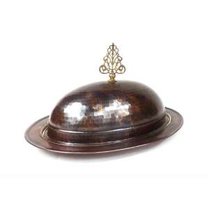 Beurrier en acier inoxydable brillant, vaisselle et assiettes de table de cuisine personnalisées de style antique - Product Image 4