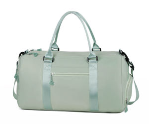 Venta al por mayor de moda deporte gimnasio bolsa de lona ligera bolsa de equipaje de viaje seco húmedo separación FIN DE SEMANA bolsa de noche - Product Image 5