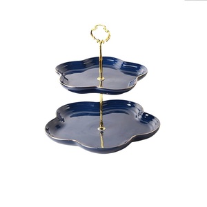 Elegante soporte para pasteles de 3 niveles para el hogar, Hotel, restaurante, utensilios de cocina, bandejas de frutas, decoración de Color, diseño moderno, soporte de Metal para pasteles - Product Image 6