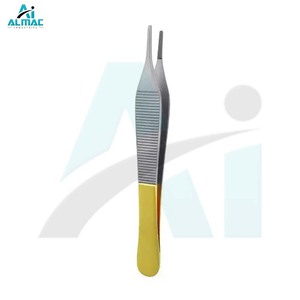 คีมผ่าตัดอัลมัคต่ำแอดสันเครื่องมือผ่าตัดทำจากสเตนเลสสตีลสำหรับการจับเนื้อเยื่อที่แม่นยำในการผ่าตัดทางการแพทย์ - Product Image 3