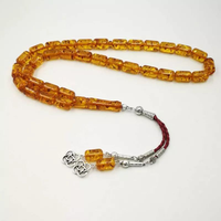 Tasbih de cuentas de resina ecológicas hechas a mano, clásico para uso espiritual y religioso, arte islámico.